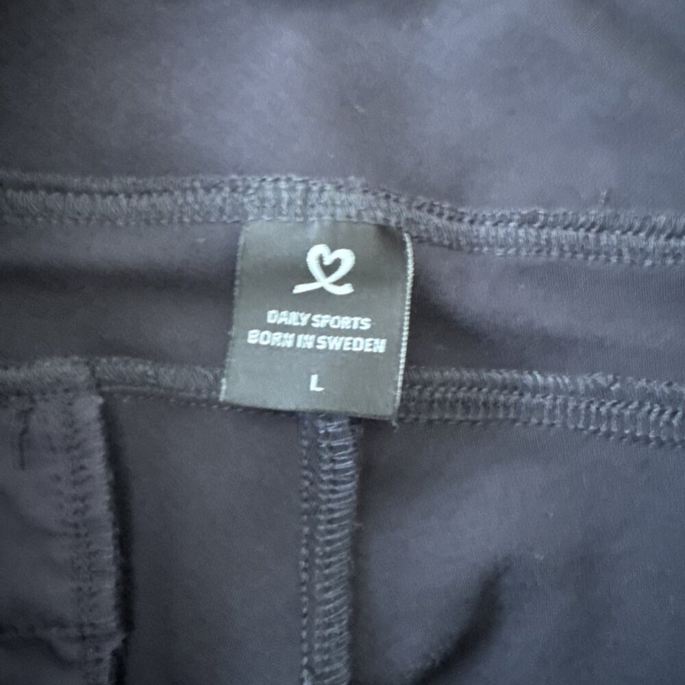 Daily Sports Stretch Straight Leg Pants Women's Trouser Golf 5 Pockets Size L - Picture 3 of 4